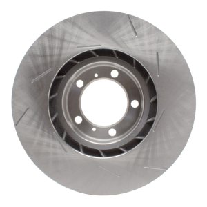 Porsche Panamera Brake Rotor (1) - Front Left - R1 Concepts - Slotted - `10-`23